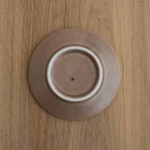【WEB限定】花型豆皿 マットカラー (ピンクベージュ) -器市-