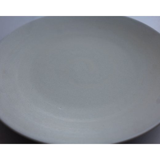 【WEB限定】白マット24.5cmメタ皿 -器市-