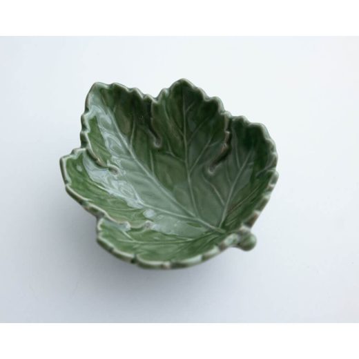 【WEB限定】葉脈 三ﾂ足珍味 織部 -器市-