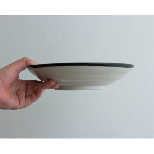 【WEB限定】水彩 青 7.5麺皿 -器市-