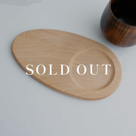 オークヴィレッジ 森のしずくコースター［栃 トチ］売り切れ