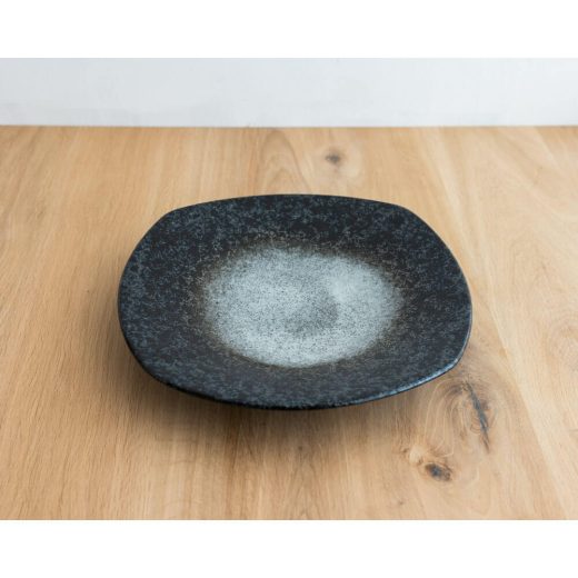 【WEB限定】明世波しぶき 輪二重 角9.5皿 -器市-