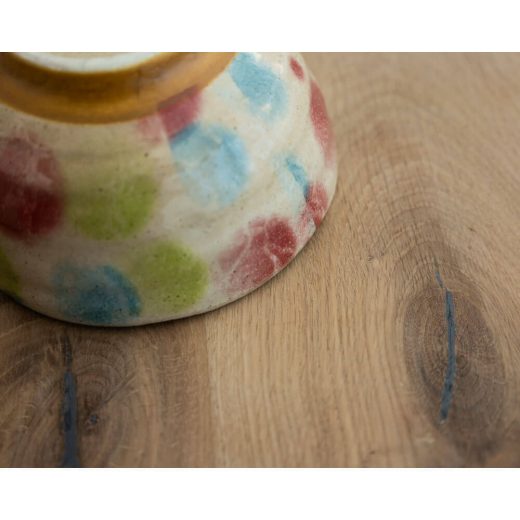 【WEB限定】 琉球ぼかしドット茶碗 M 赤 -器市-