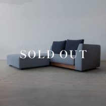 アウトレット家具の［現品SALE］リーヴァ コーナーソファ202（L）＋スツール - WN アラスカ11021 クッション8115売り切れ