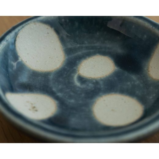 【WEB限定】薬味小皿 青水玉 -器市-