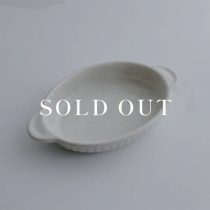 アウトレット食器（器市）の22cm船形グラタン WH 売り切れ