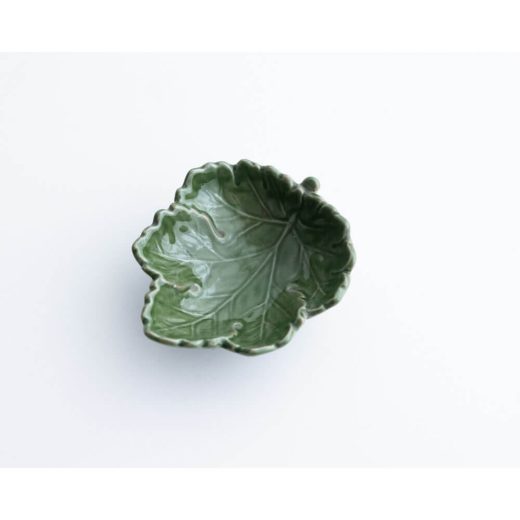 【WEB限定】葉脈 三ﾂ足珍味 織部 -器市-