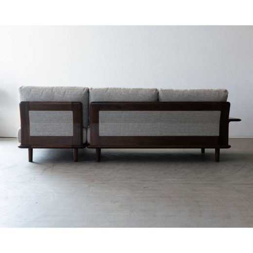 ［シラカワ家具アウトレット］TRESRAPT (トレスラプト)  2Pソファ＋シェーズロング ウォールナット SL-BW5622TG シャームPU SL-BW5620R TG SL-BW5622TG