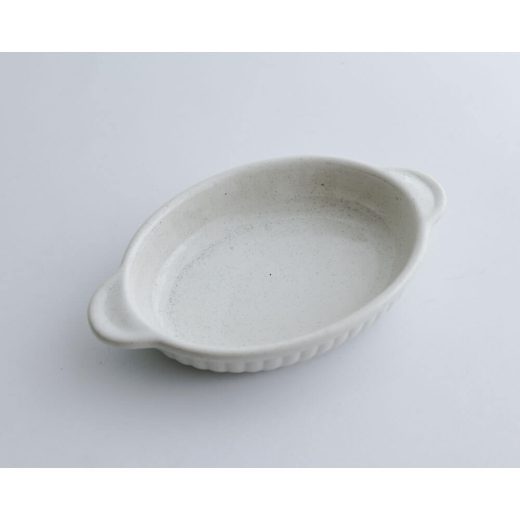 【WEB限定】22cm船形グラタン WH -器市-