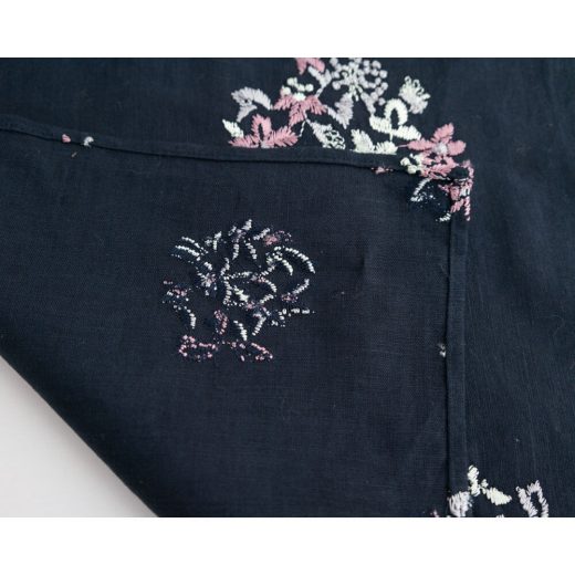 野小花 刺繍ハンカチ (NV)