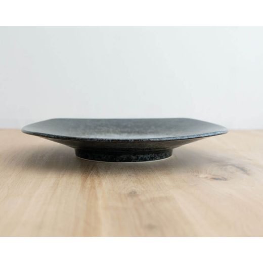 【WEB限定】明世波しぶき 輪二重 角9.5皿 -器市-