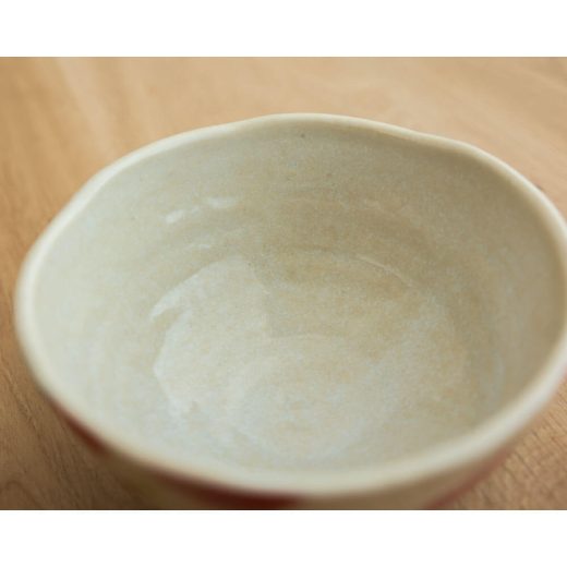 【WEB限定】 琉球ぼかしドット茶碗 M 赤 -器市-