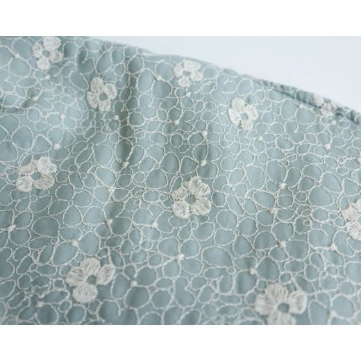 あじさい刺繍miniバッグ (BL)