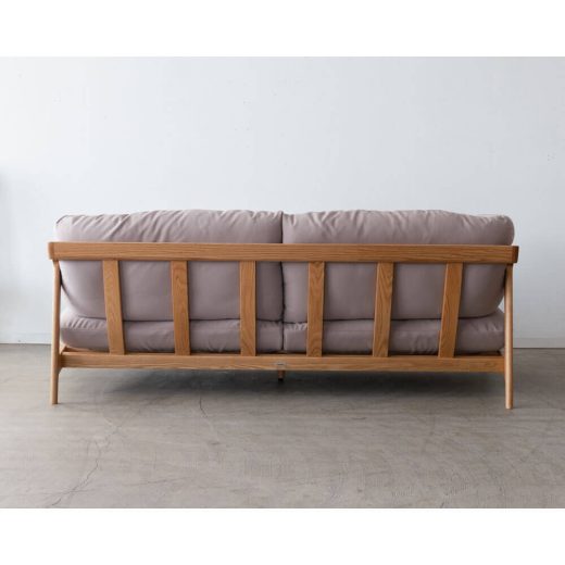 ［現品SALE］2.5Pソファ LC313 LF（RO-ON-AF890）レッドオーク材 オイル仕上げ / 張地ランク2（ナガノインテリア）