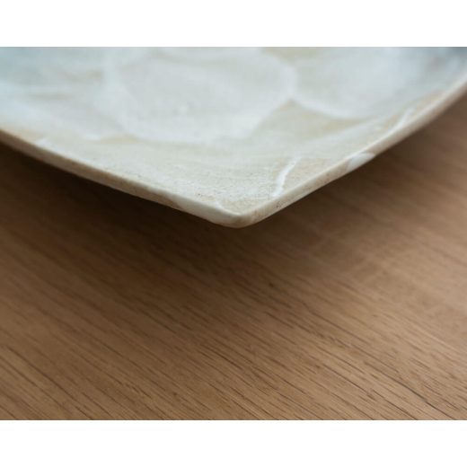 【WEB限定】うねり 手引き正角7.5皿 -器市-