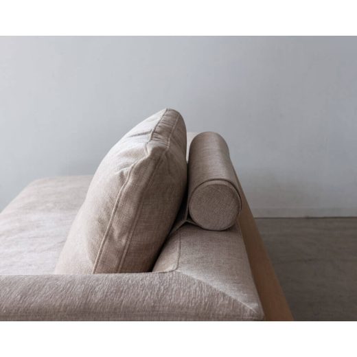 ［飛騨産業アウトレット］静穏 カウチソファ3点セット ホワイトオーク / 張地テソドBE