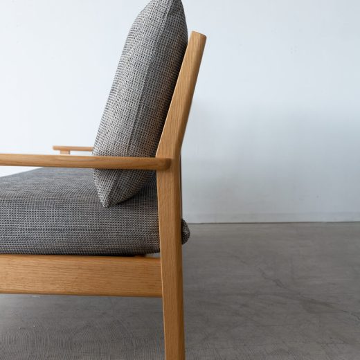 ［リユース品］飛騨産業 chigusa 3Pソファ WK11SOR レッドオーク/OU 張地 / Cランク ソーホー92