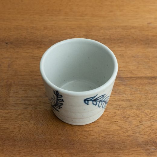 【WEB限定】そば猪口 青 小枝 -器市-