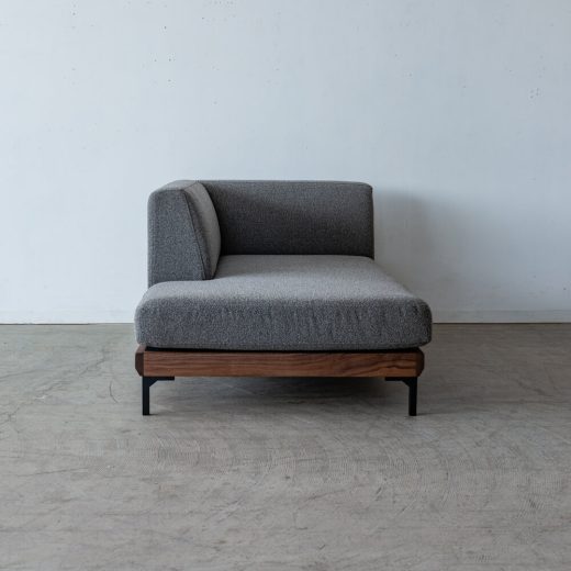［期間限定SALE］リトルコロン 1600片肘ソファ（L）ウォールナット / オイル 張地：ランクC ブランカD/GY