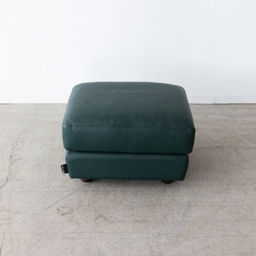 ［現品SALE］オットマン dura 本革グリーン OM40101Q