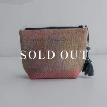 コットンラリー マチ付ポーチ 【C】売り切れ