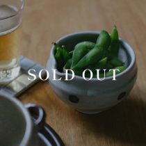 丸片口3.5寸すり鉢 (ヒワ水玉)売り切れ