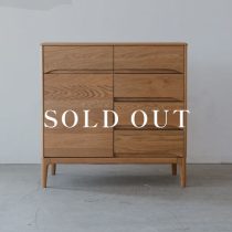 ［B品］ストリーム サイドボード 80【オーク-クリア】 売り切れ
