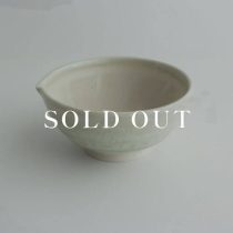アウトレット食器（器市）の15.5cm 白 片口丸すり鉢 売り切れ