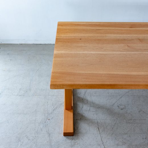 ［リユース品］木格子テーブル クルミ材 / オイル仕上げ