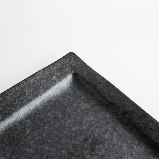【WEB限定】銀黒 焼物皿 -器市-
