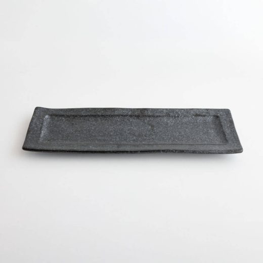 【WEB限定】銀黒 ちぎりサンマ皿 -器市-