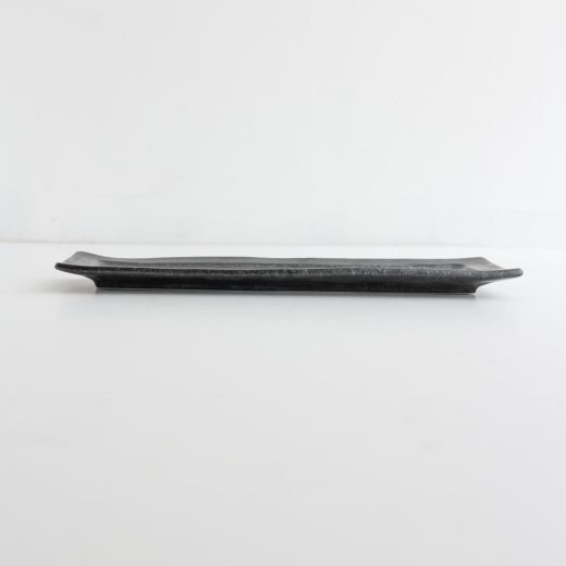 【WEB限定】銀黒 ちぎりサンマ皿 -器市-
