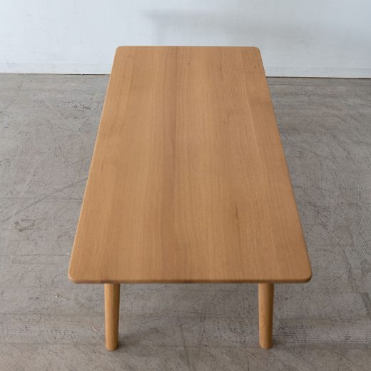 ［現品SALE］BRIDGE コーヒーテーブル 120 ホワイトオーク材［NA］