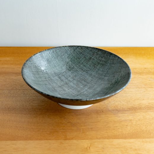 アウトレット食器（器市）の【WEB限定】黒真珠かやめ 8寸盛鉢