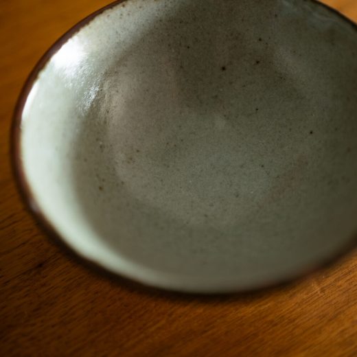 ブラウンボーダー茶碗 (大)