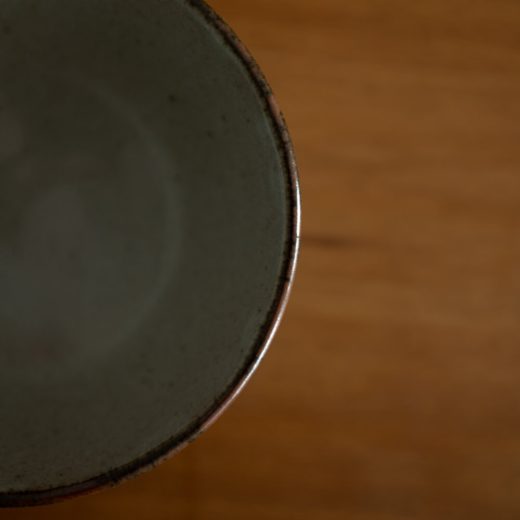 ブラウンボーダー茶碗 (大)