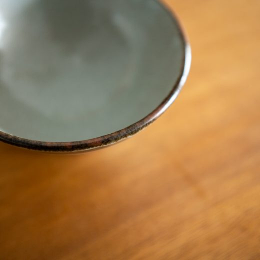 ブラウンボーダー茶碗 (大)