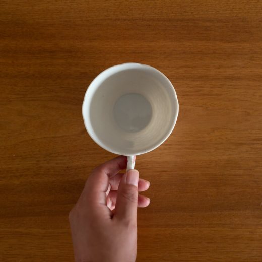 白磁フレア ティーカップ