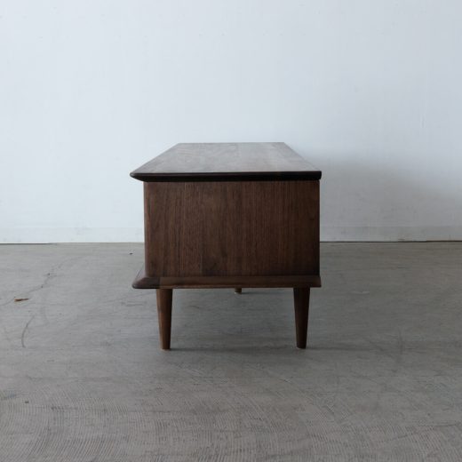 ［現品SALE］LIIVI  TVボード150 ウォルナット/クリア