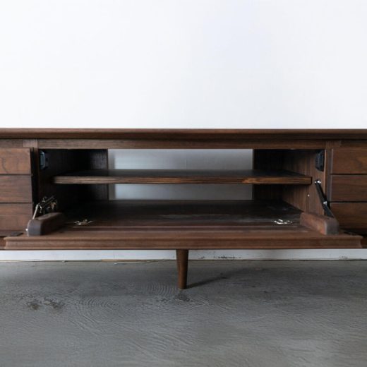 ［現品SALE］LIIVI  TVボード180 ウォルナット/クリア