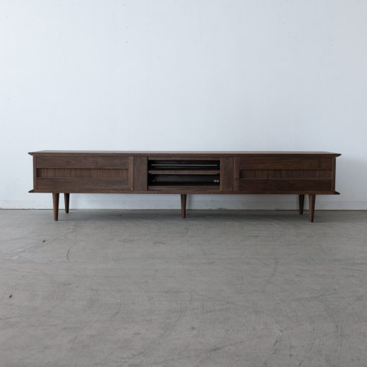 ［現品SALE］LIIVI  TVボード180 ウォルナット/クリア