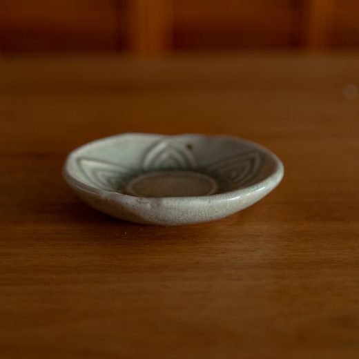 灰釉 貫入小皿 hana