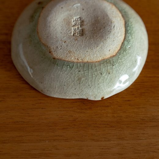 灰釉 貫入小皿 hana
