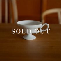 デッドストックの白磁 デザートカップ 売り切れ
