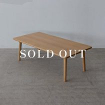 アウトレット家具の［現品SALE］BRIDGE コーヒーテーブル 120 ホワイトオーク材［NA］売り切れ