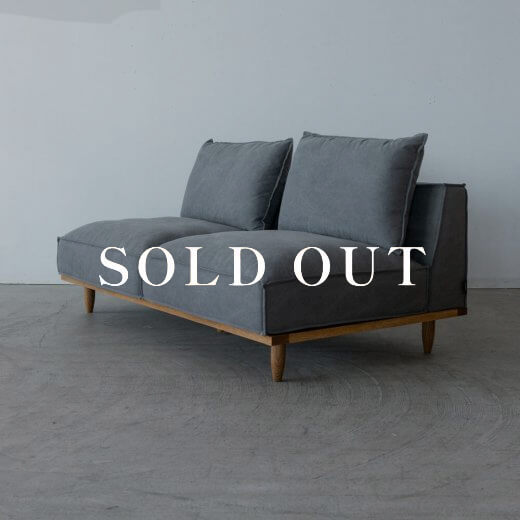 アウトレット家具の［数量限定］Jessica sofa 2seater ADR-SF008（GR）オーク - オイル 売り切れ