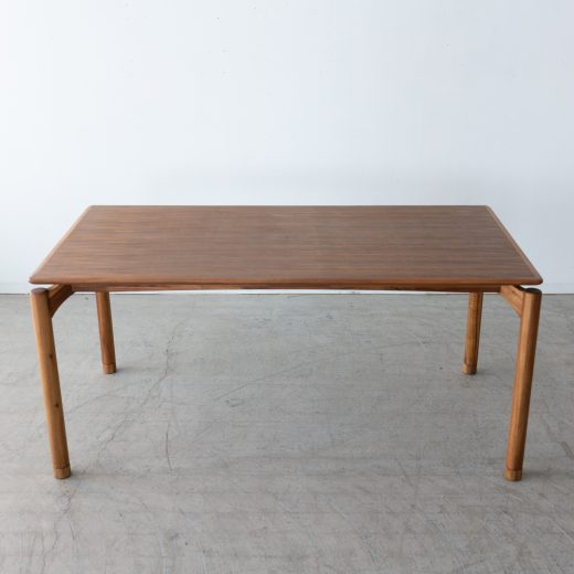 ［現品SALE］EDDAダイニング4点セット ダイニングテーブル155＋アームチェア2脚＋ベンチ（チーク・アカシア / オイル仕上げ）