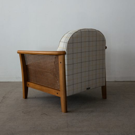［アップサイクル品］カリモク1Pソファ UP6038
