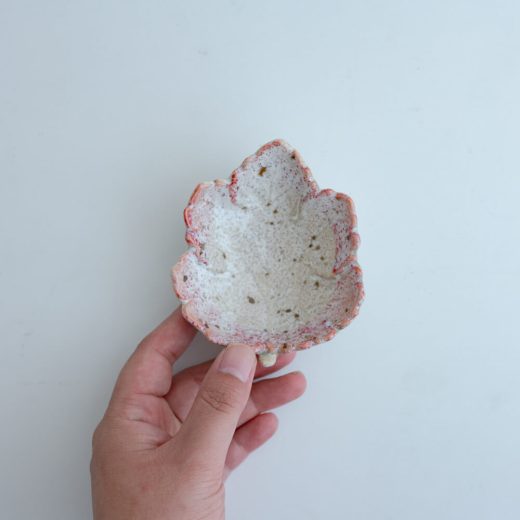 【WEB限定】うのふ 葉型珍味 ピンク -器市-