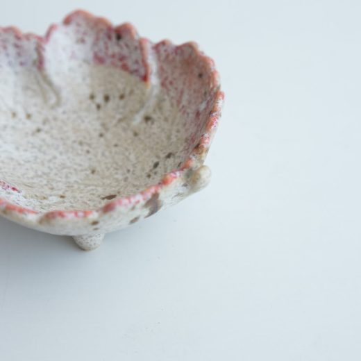【WEB限定】うのふ 葉型珍味 ピンク -器市-